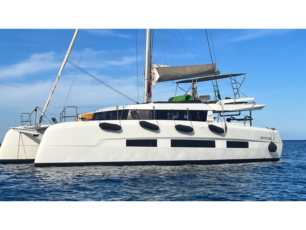 Dufour Catamaran 48 - Luxury yacht charter Italy & Boat hire in Italy Sicily Aeolian Islands Capo d'Orlando Capo d'Orlando Marina 2