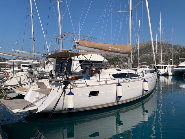 Elan 45 Impression - Yacht Charter Slano & Boat hire in Croatia Dubrovnik-Neretva Slano ACI Marina Slano 1