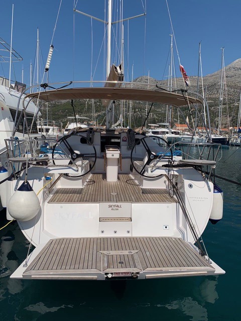 Elan 45 Impression - Yacht Charter Slano & Boat hire in Croatia Dubrovnik-Neretva Slano ACI Marina Slano 6