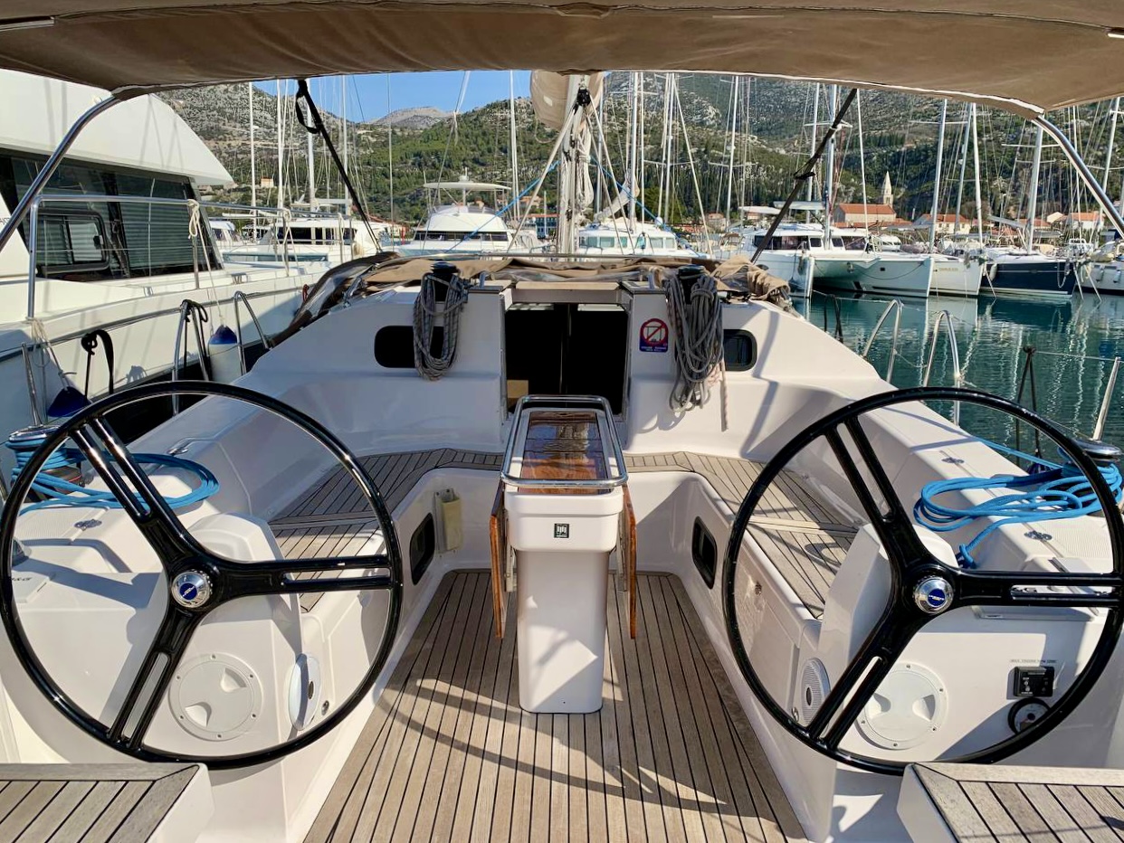 Elan 45 Impression - Yacht Charter Slano & Boat hire in Croatia Dubrovnik-Neretva Slano ACI Marina Slano 2