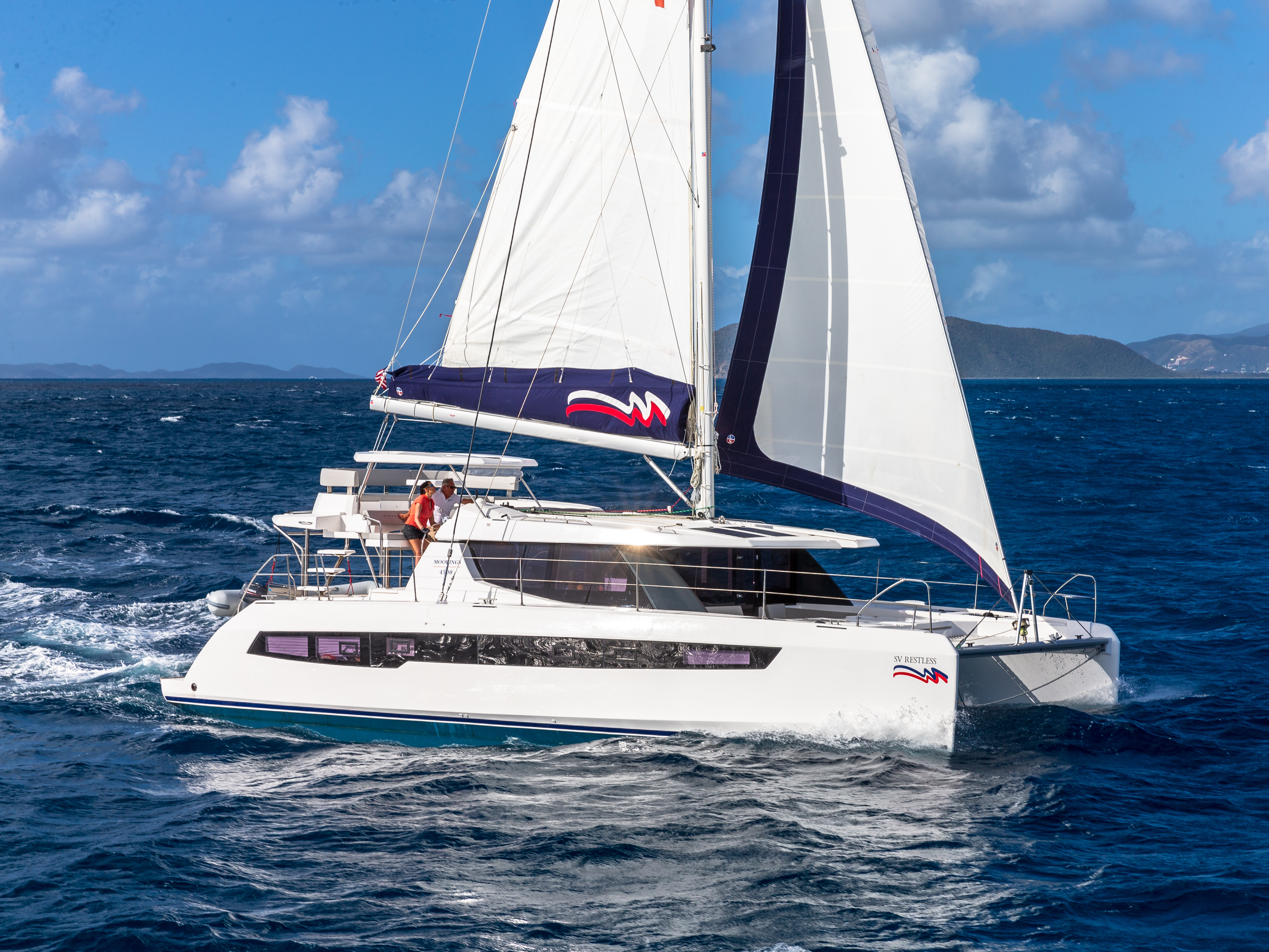 Leopard 45 - Yacht Charter Saint Lucia & Boat hire in St. Lucia Gros Islet Rodney Bay Marina 3