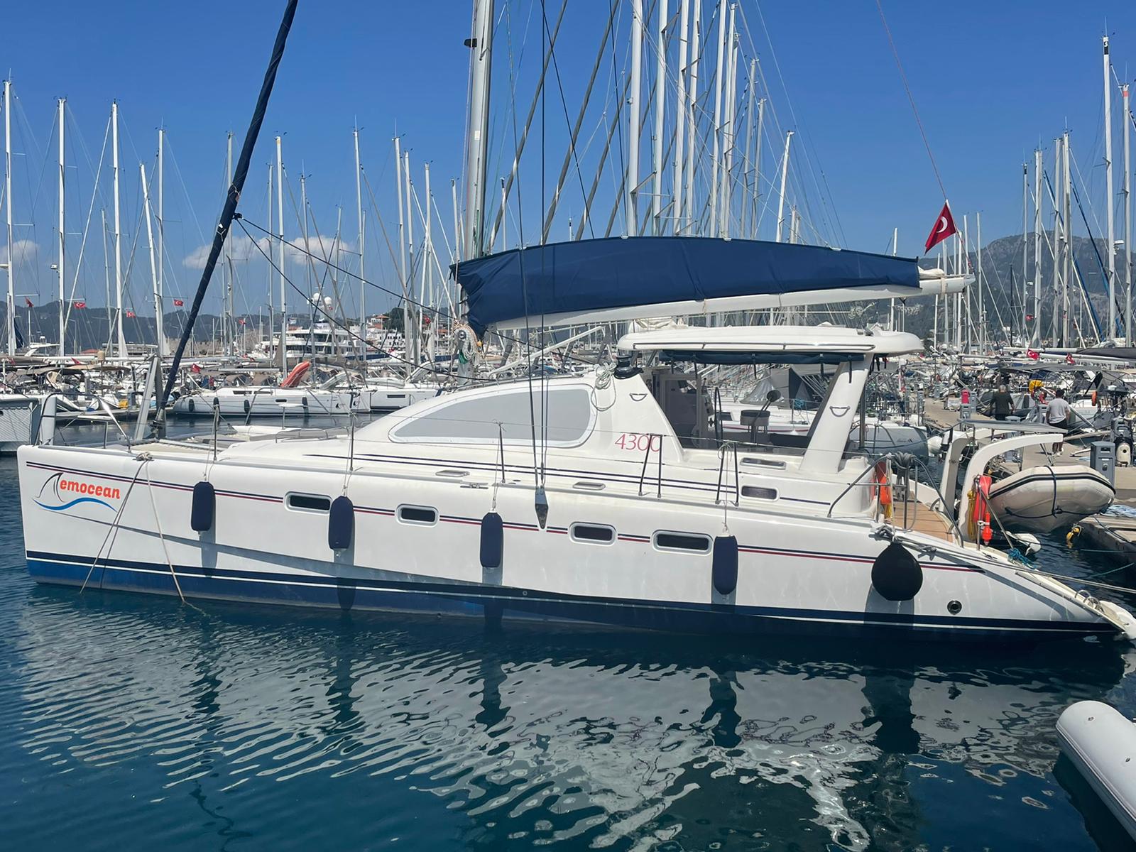 Leopard 4300 - Catamaran charter Marmaris & Boat hire in Turkey Turkish Riviera Carian Coast Marmaris Netsel Marina 2