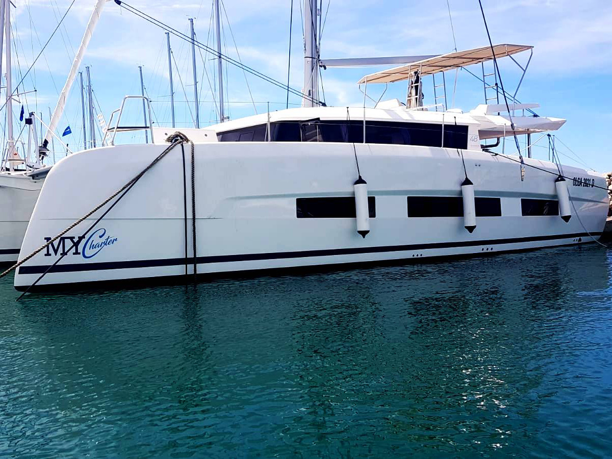 Dufour Catamaran 48 - Yacht Charter Naples & Boat hire in Italy Campania Bay of Naples Naples Darsena Acton 1