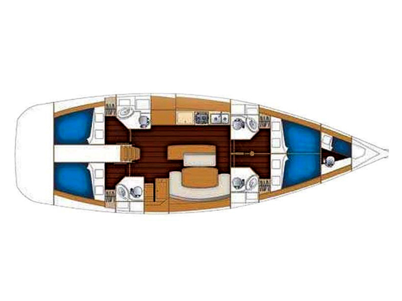 Cyclades 50.4 - Yacht Charter Nettuno & Boat hire in Italy Rome Anzio Marina di Nettuno 4