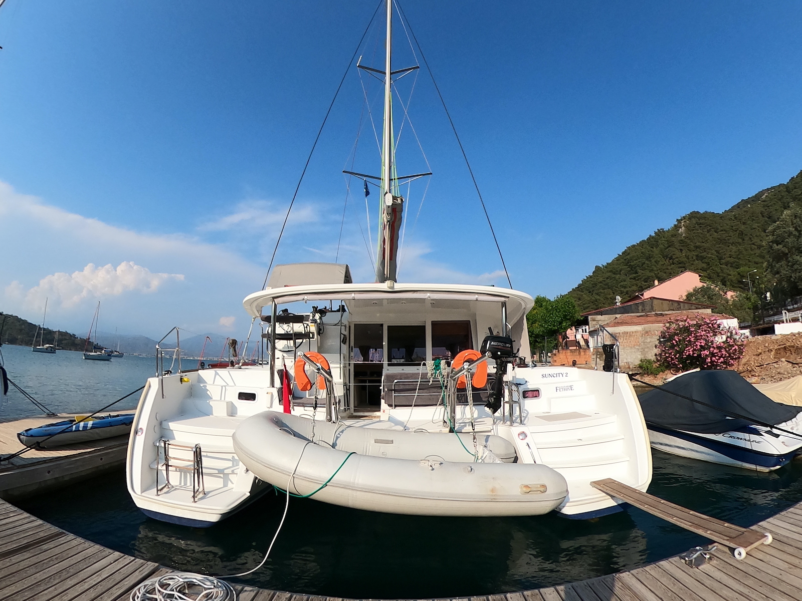 Lagoon 400 S2 - Catamaran charter Fethiye & Boat hire in Turkey Turkish Riviera Lycian coast Fethiye Fethiye port 1
