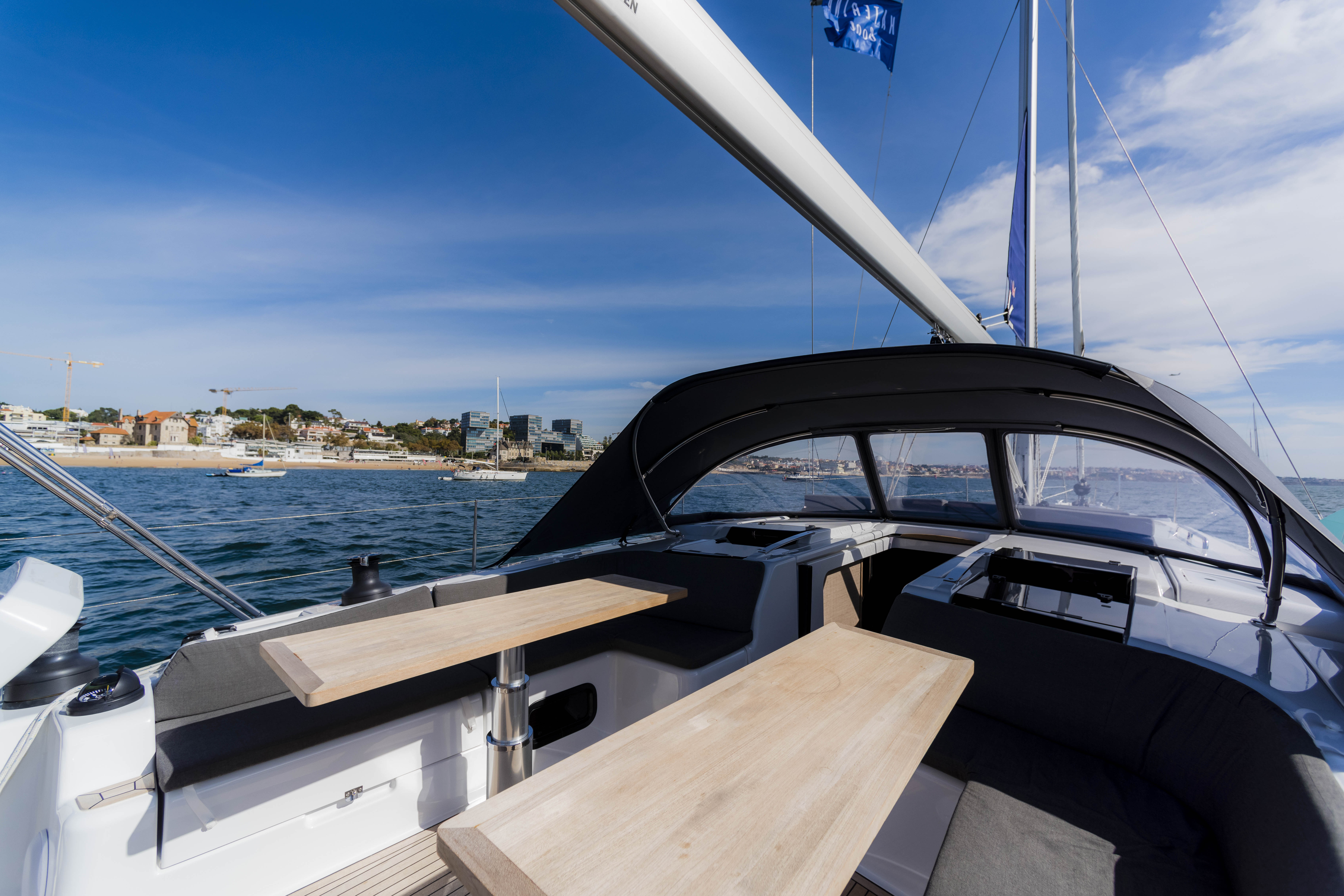 Hanse 508 - Luxury yacht charter Balearics & Boat hire in Spain Balearic Islands Ibiza and Formentera Ibiza Sant Antoni de Portmany Sant Antoni de Portmany Port 3