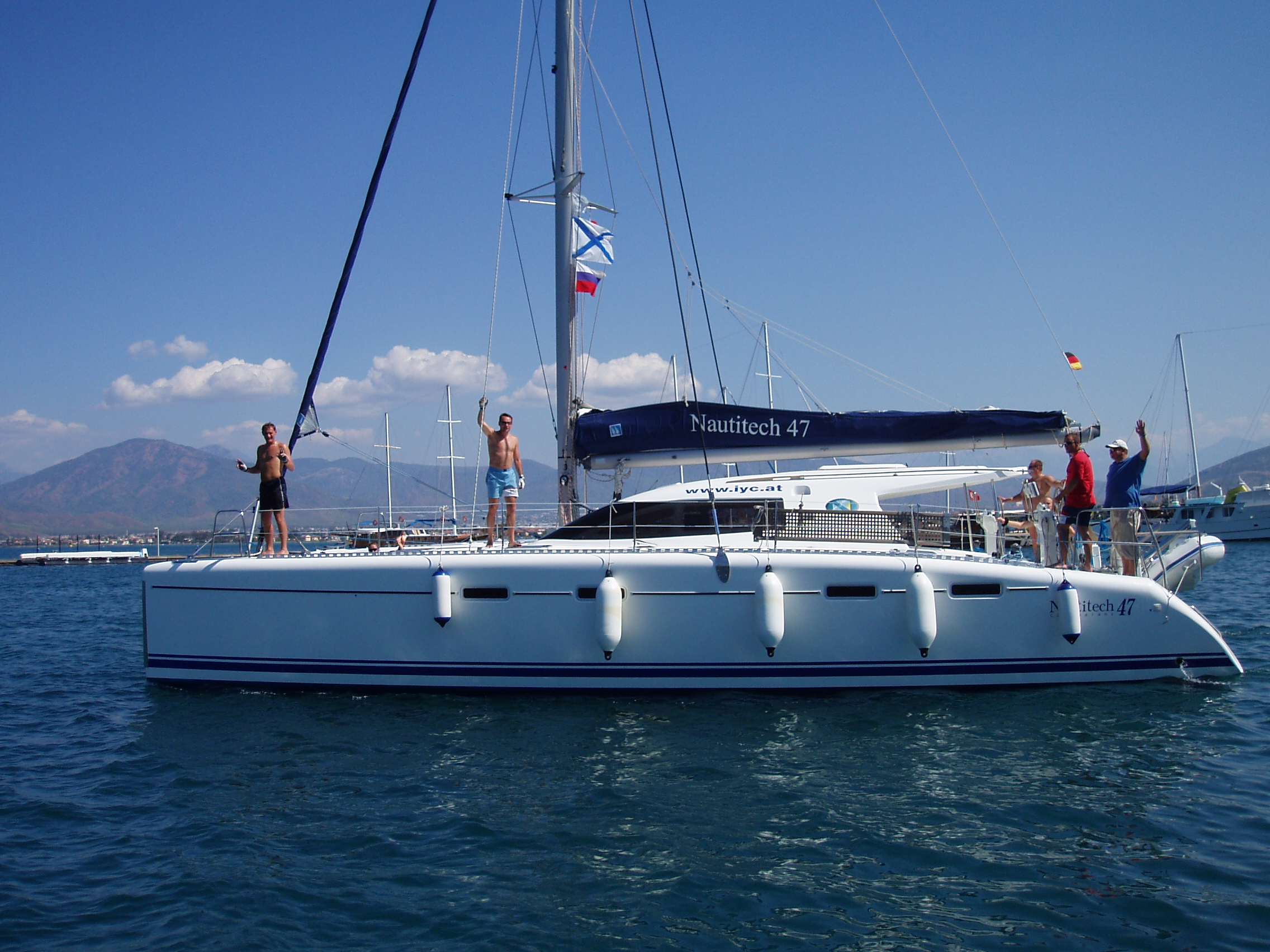 Nautitech 47 - Catamaran charter Marmaris & Boat hire in Turkey Turkish Riviera Carian Coast Marmaris Netsel Marina 1