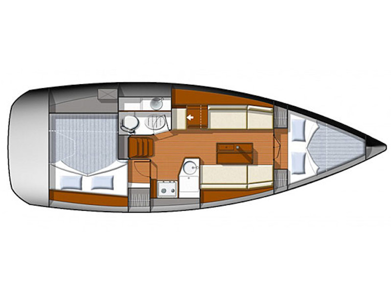 Sun Odyssey 33i - Yacht Charter San Vincenzo & Boat hire in Italy San Vincenzo Marina di San Vincenzo 6