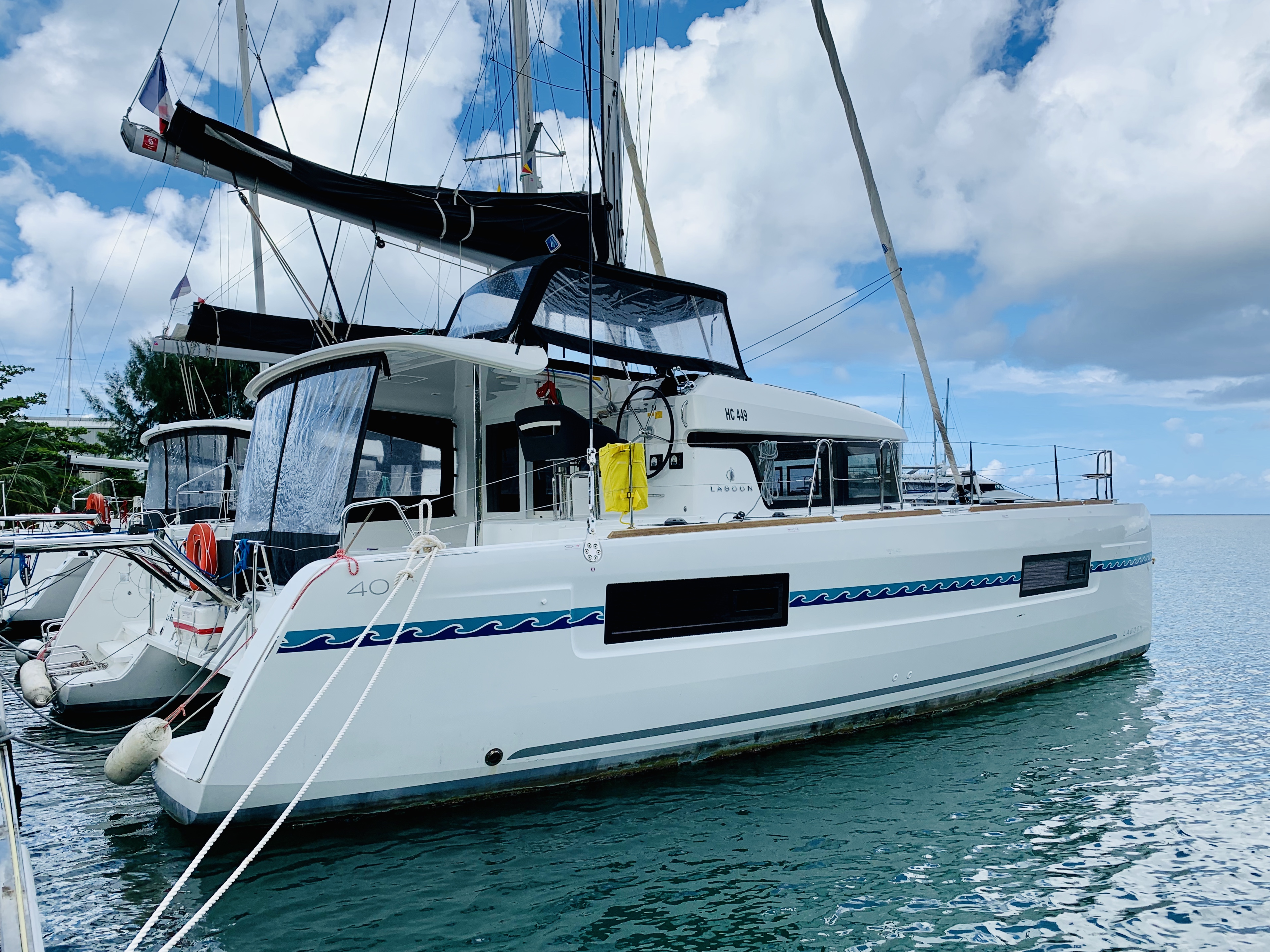 Lagoon 40 - Yacht Charter Martinique & Boat hire in Martinique Le Marin Marina du Marin 3