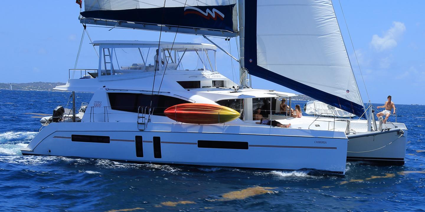 Leopard 58 - Luxury yacht charter British Virgin Islands & Boat hire in British Virgin Islands Tortola Road Town Wickhams Cay II Marina 4