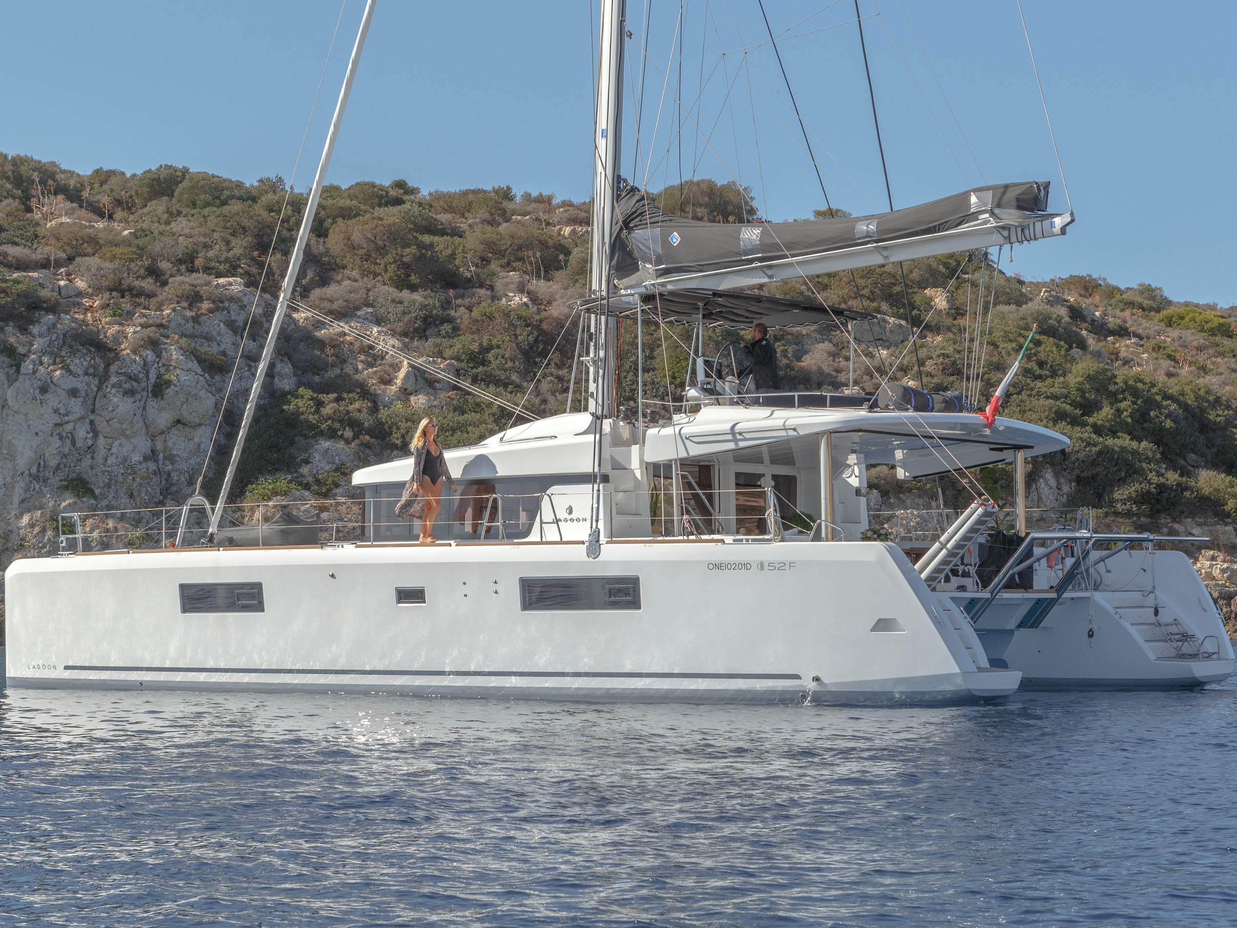 Lagoon 52F - Luxury yacht charter Greece & Boat hire in Greece Athens and Saronic Gulf Athens Alimos Alimos Marina 1