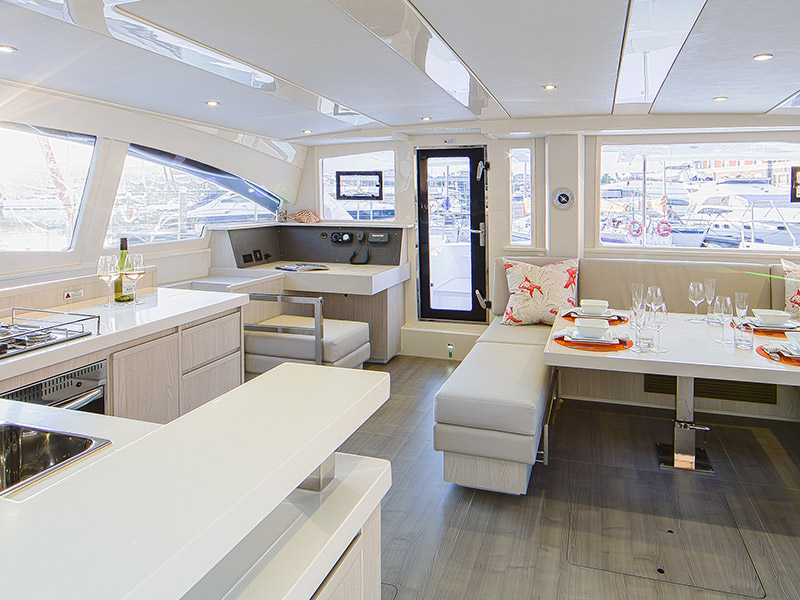 Leopard 48 - Yacht Charter Saint Lucia & Boat hire in St. Lucia Gros Islet Rodney Bay Marina 3