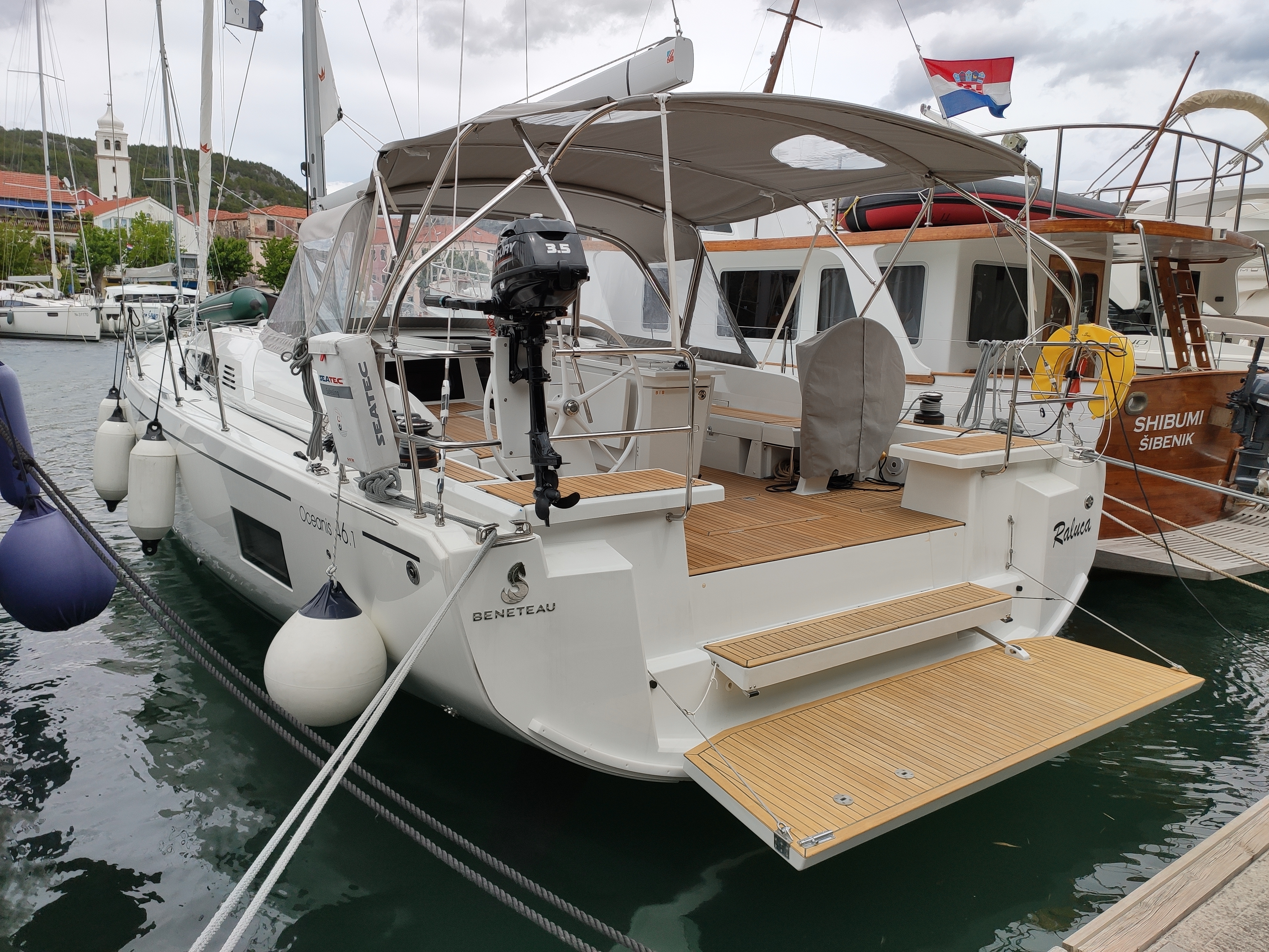 Oceanis 46.1 - Yacht Charter Skradin & Boat hire in Croatia Šibenik Skradin ACI Marina Skradin 2