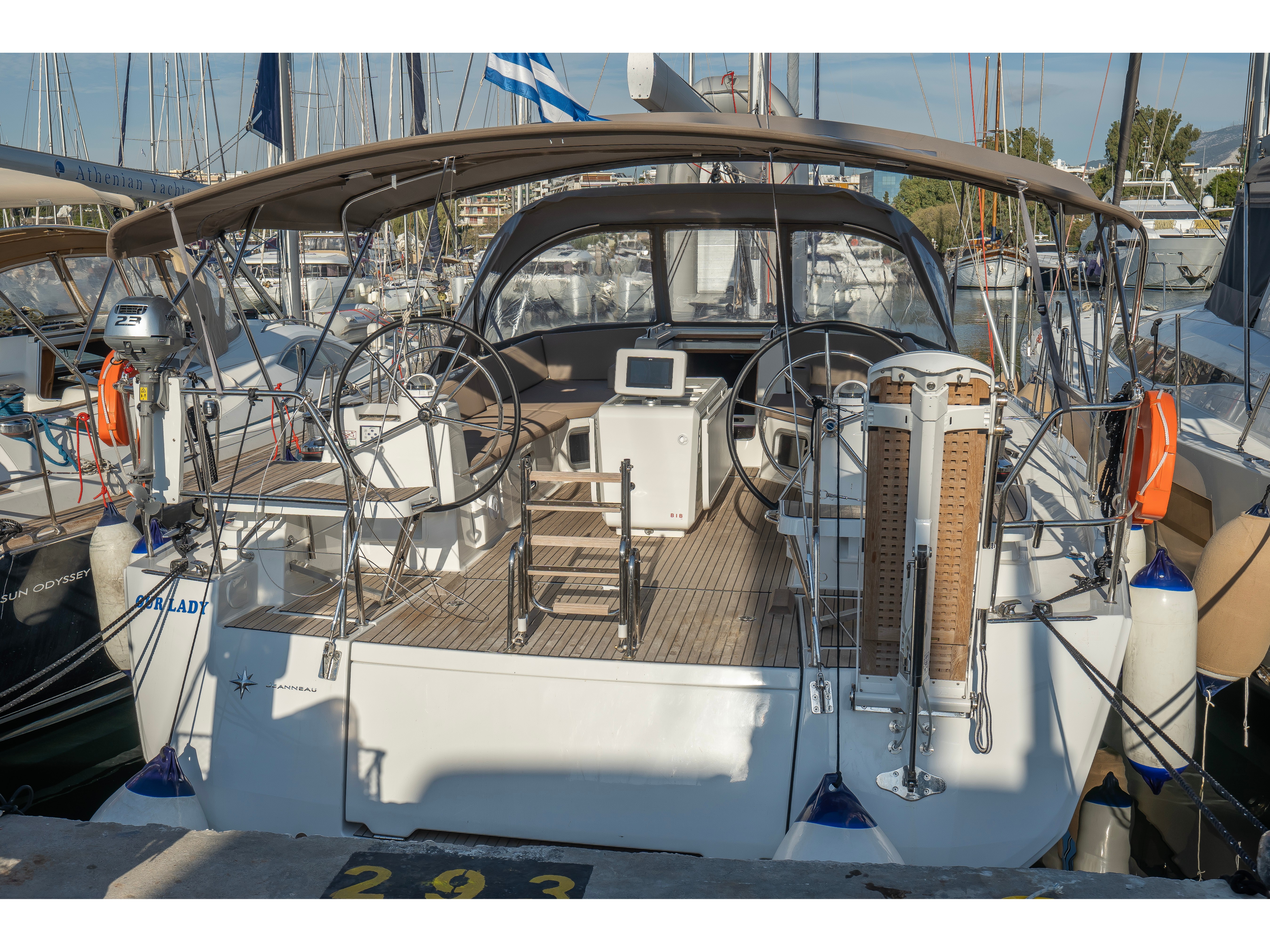 Jeanneau 54 - Yacht Charter Lefkada & Boat hire in Greece Ionian Sea South Ionian Lefkada Lefkas Lefkas Marina 2