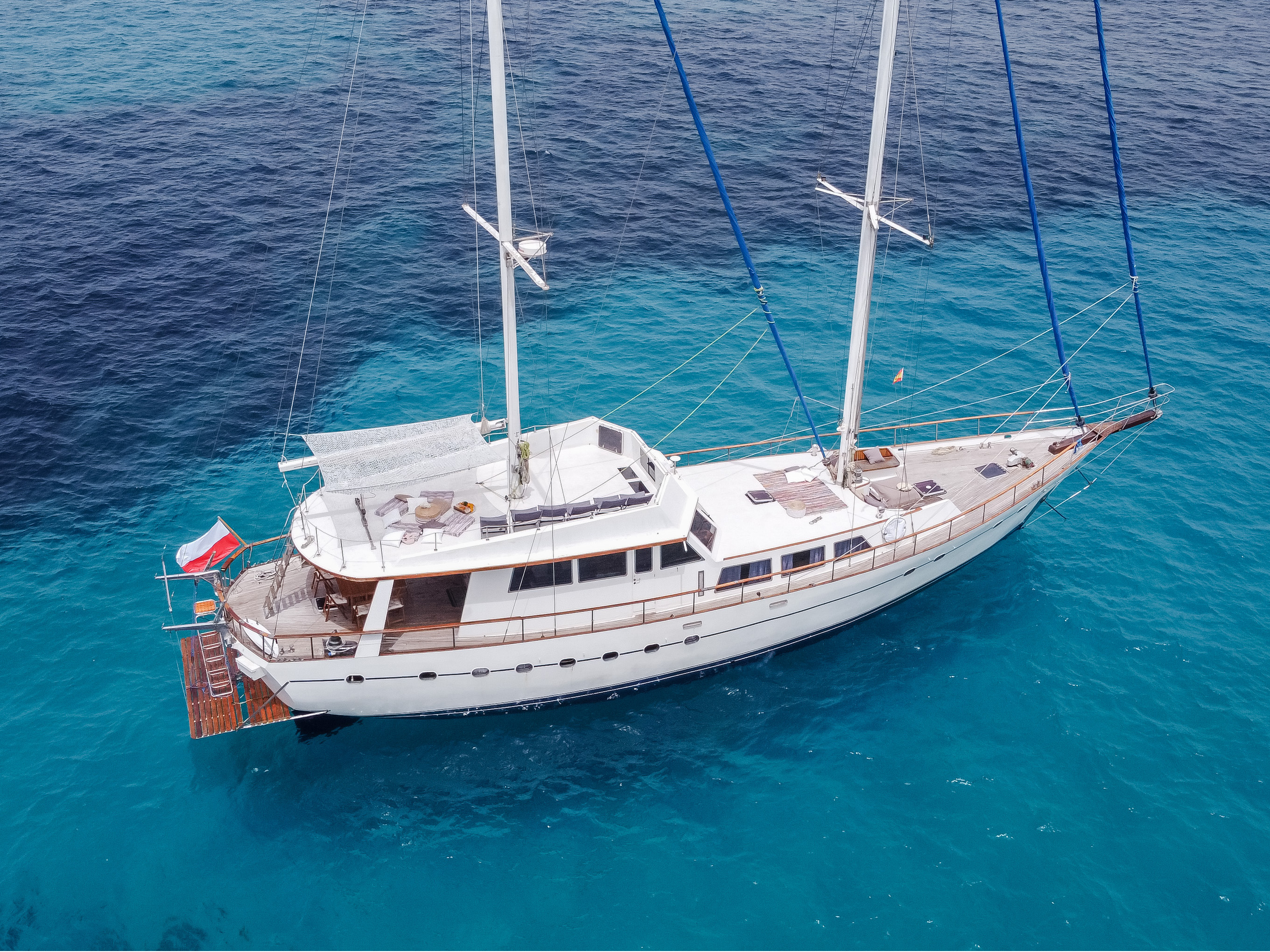 Gulet - Superyacht charter Saint Lucia & Boat hire in Spain Balearic Islands Ibiza and Formentera Ibiza Ibiza Playa de Talamanca 1