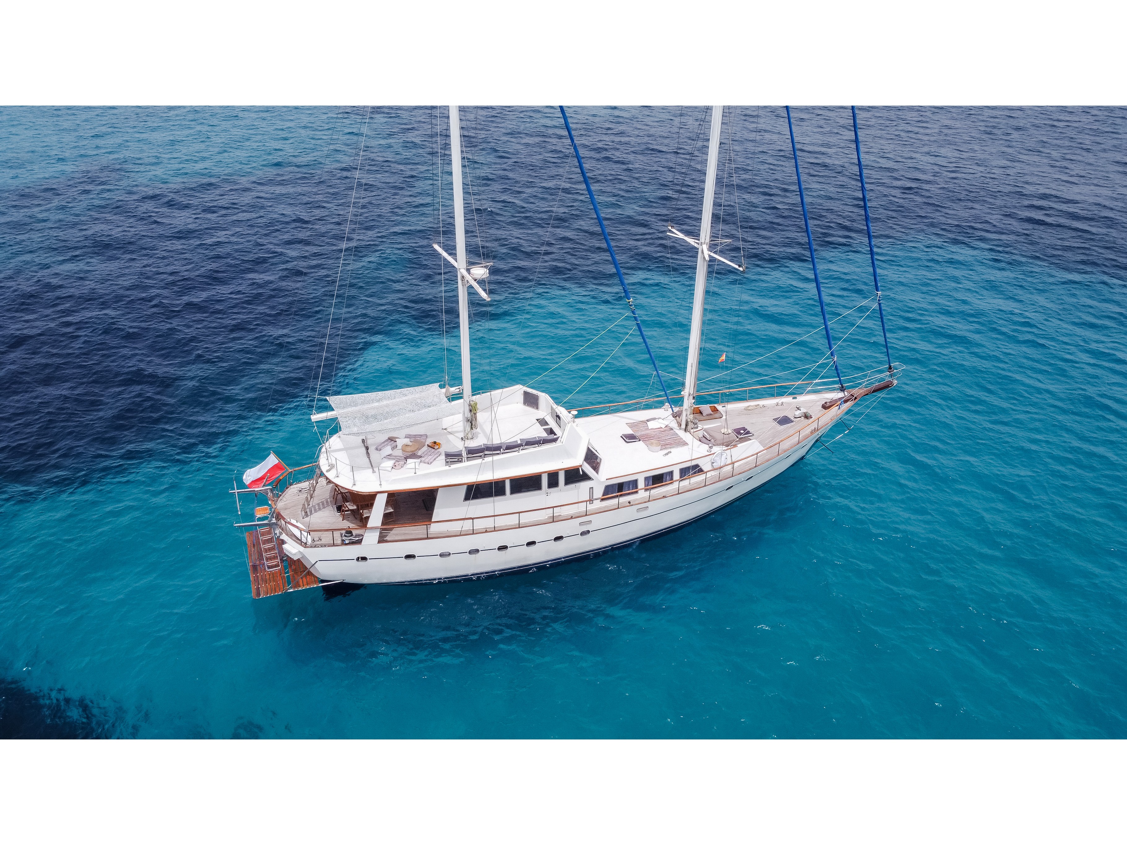 Gulet - Superyacht charter Saint Lucia & Boat hire in Spain Balearic Islands Ibiza and Formentera Ibiza Ibiza Playa de Talamanca 2