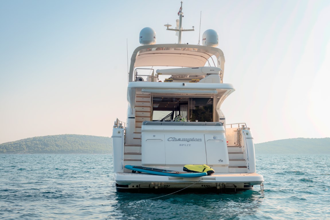 Princess 72 Flybridge - 4 + 1 cab. - Yacht Charter Podstrana & Boat hire in Croatia Split-Dalmatia Split Podstrana Marina Lav 3