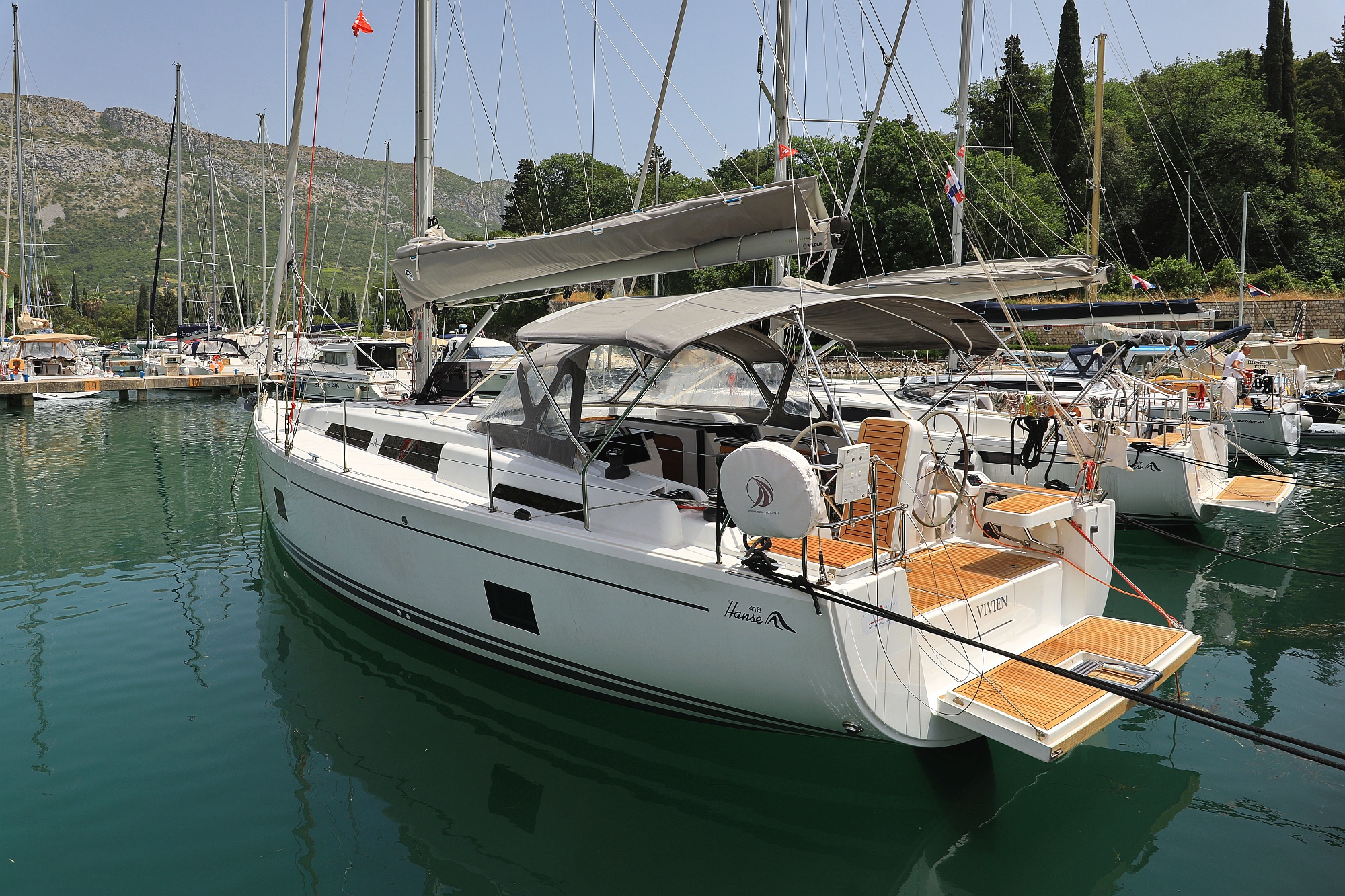 Hanse 418 - 3 cab. - Yacht Charter Dubrovnik & Boat hire in Croatia Dubrovnik-Neretva Dubrovnik Komolac ACI Marina Dubrovnik 1