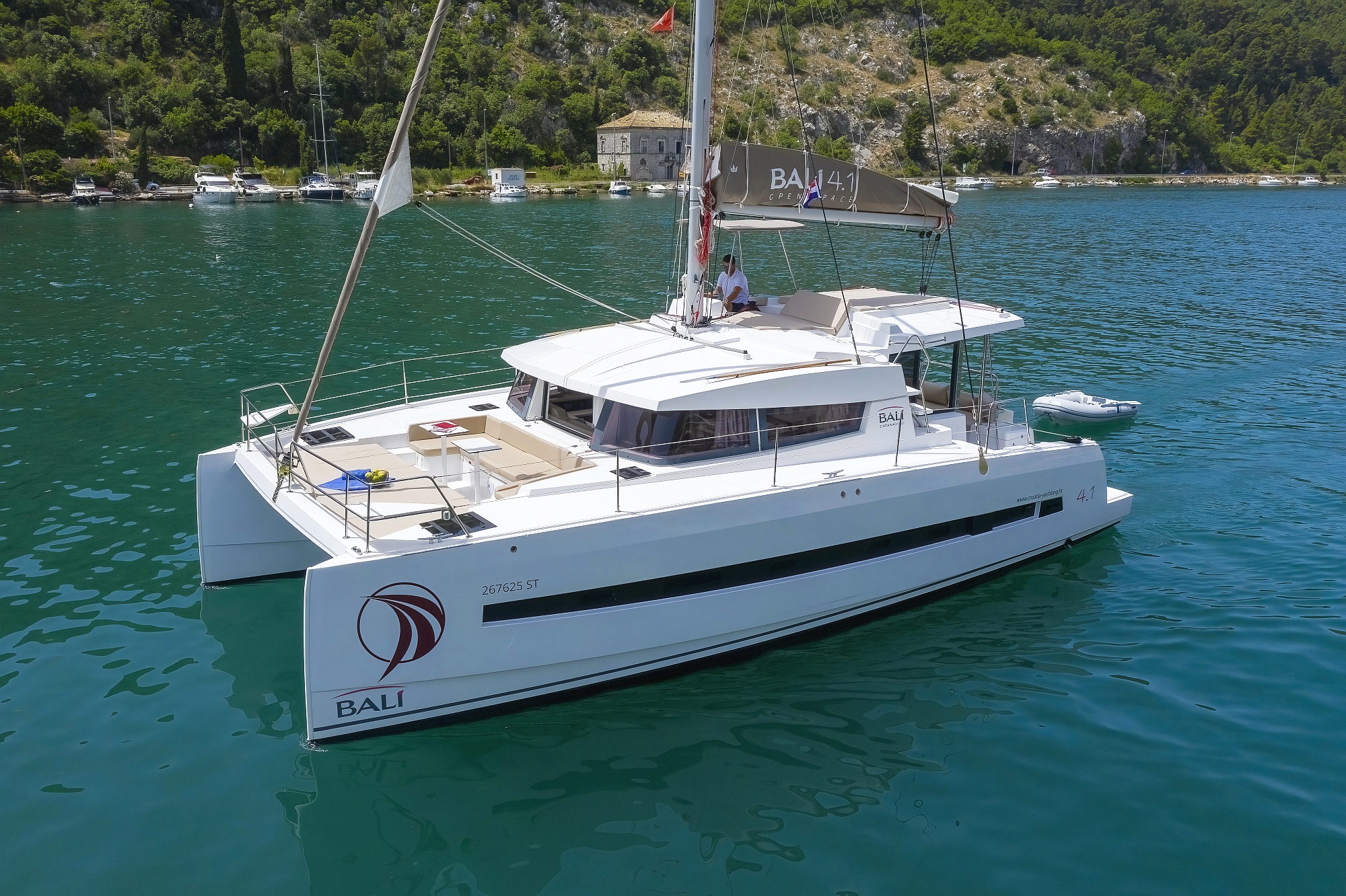 Bali 4.1 - 4 cab. - Catamaran charter Dubrovnik & Boat hire in Croatia Dubrovnik-Neretva Dubrovnik Komolac ACI Marina Dubrovnik 1