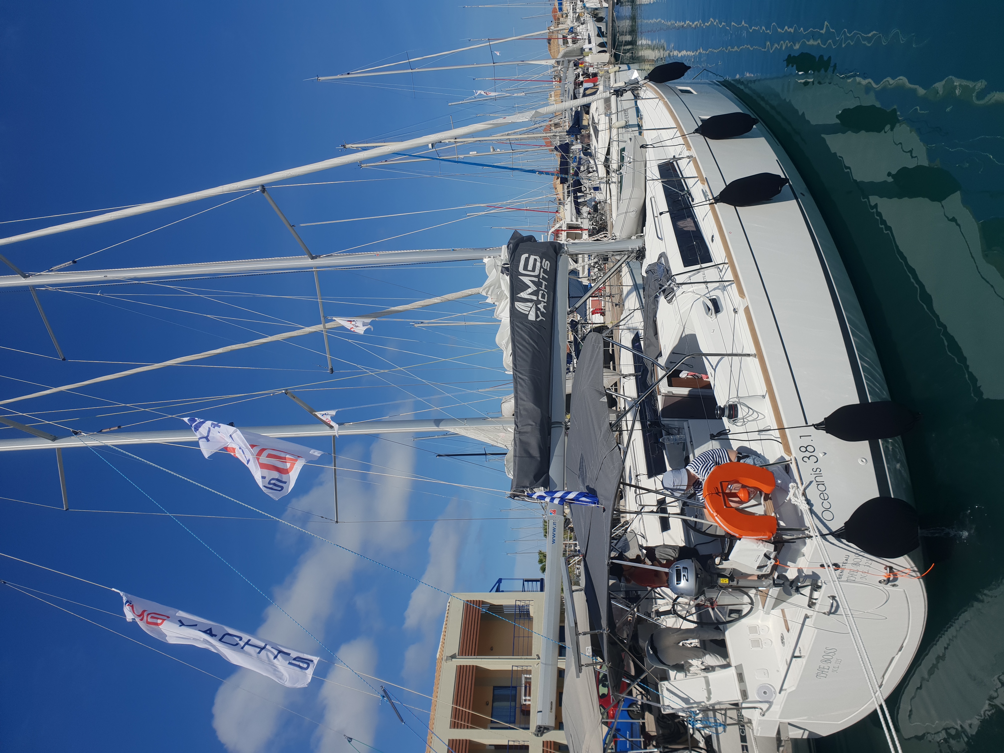 Oceanis 38.1 - Yacht Charter Palairos & Boat hire in Greece Ionian Sea South Ionian Lefkada Palairos Marina Paleros 5