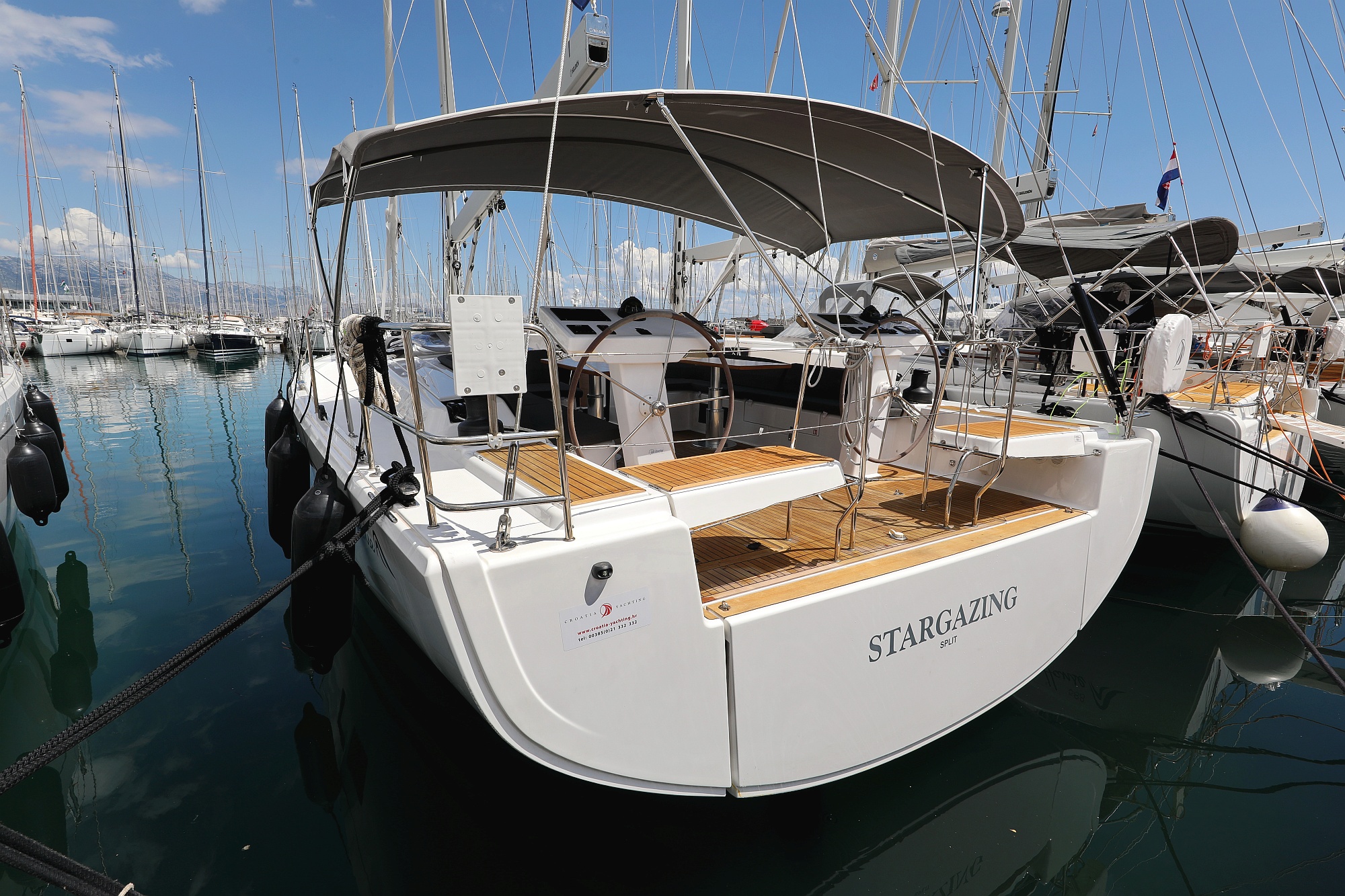 Hanse 548 - 5 + 1 cab. - Yacht Charter Split & Boat hire in Croatia Split-Dalmatia Split Trogir Seget Donji Marina Baotić 1