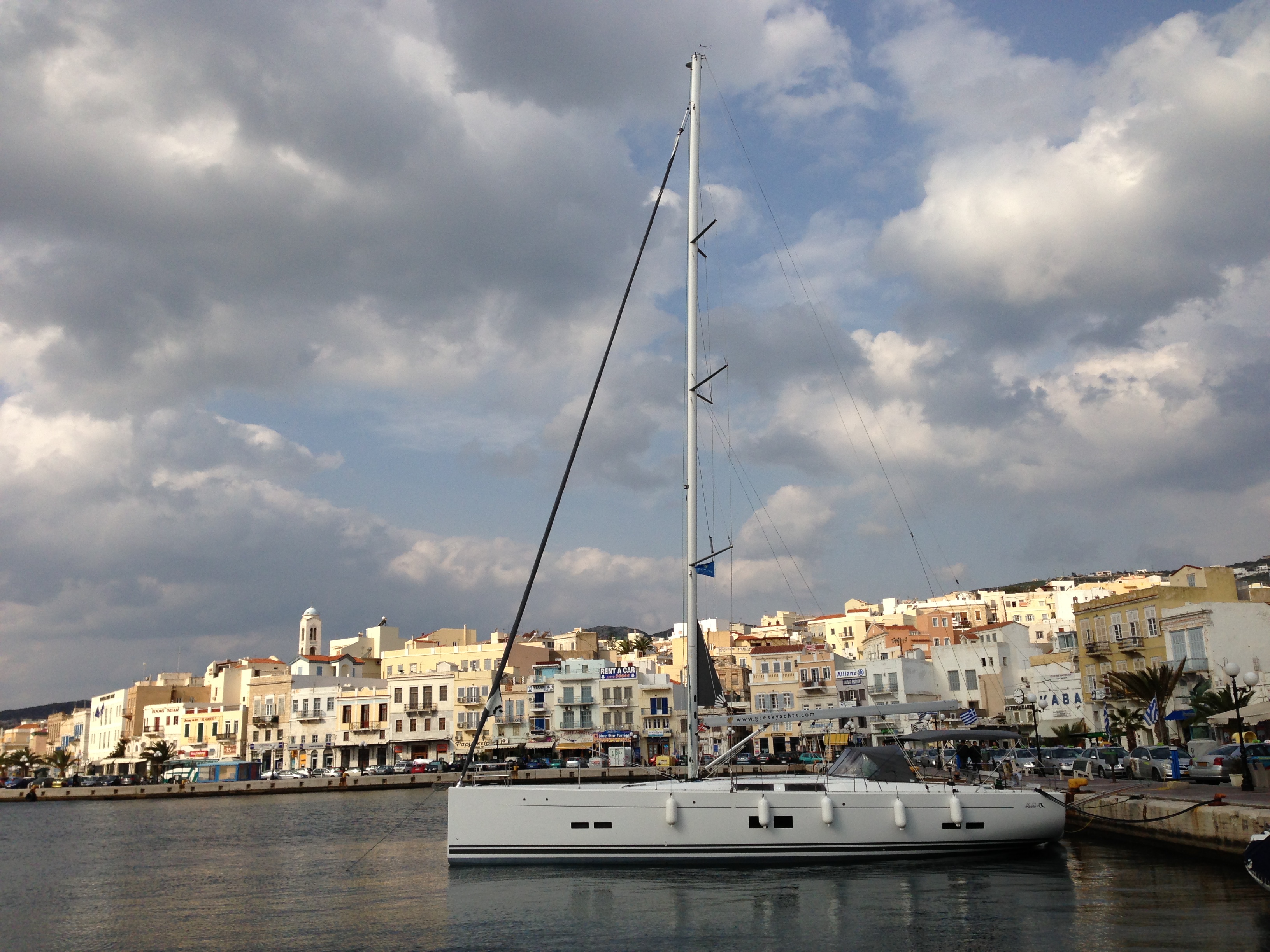 Hanse 575 - 4 + 1 cab. - Luxury yacht charter worldwide & Boat hire in Greece Dodecanese Kos Marina Kos 4
