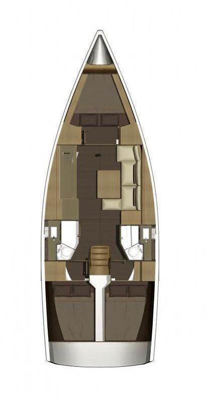 Dufour 382 GL - 3 cab. - Yacht Charter Zaton & Boat hire in Croatia Zaton Šibenski Marina Zaton 2