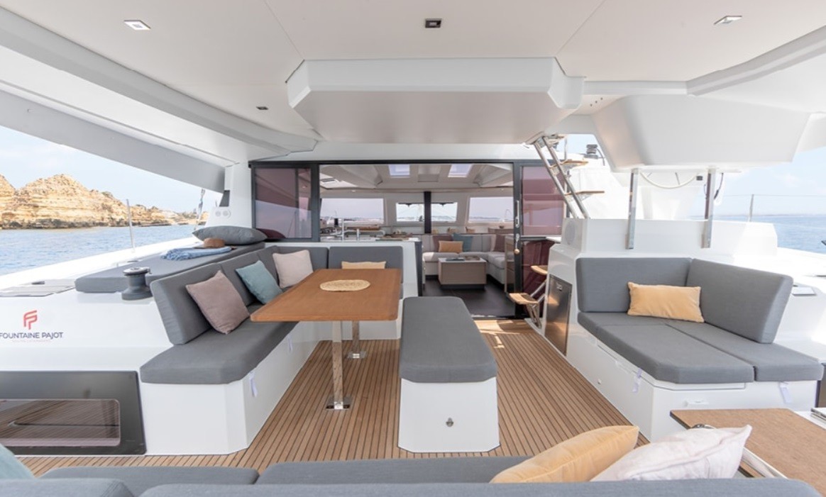 Fountaine Pajot Elba 45 - 3 cab. - Yacht Charter St Thomas & Boat hire in US Virgin Islands St. Thomas East End Compass Point Marina 4
