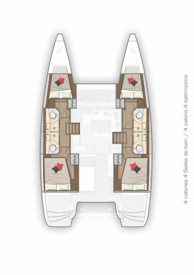 Lagoon 40 - 4 + 2 cab - Yacht Charter Slano & Boat hire in Croatia Dubrovnik-Neretva Slano ACI Marina Slano 2