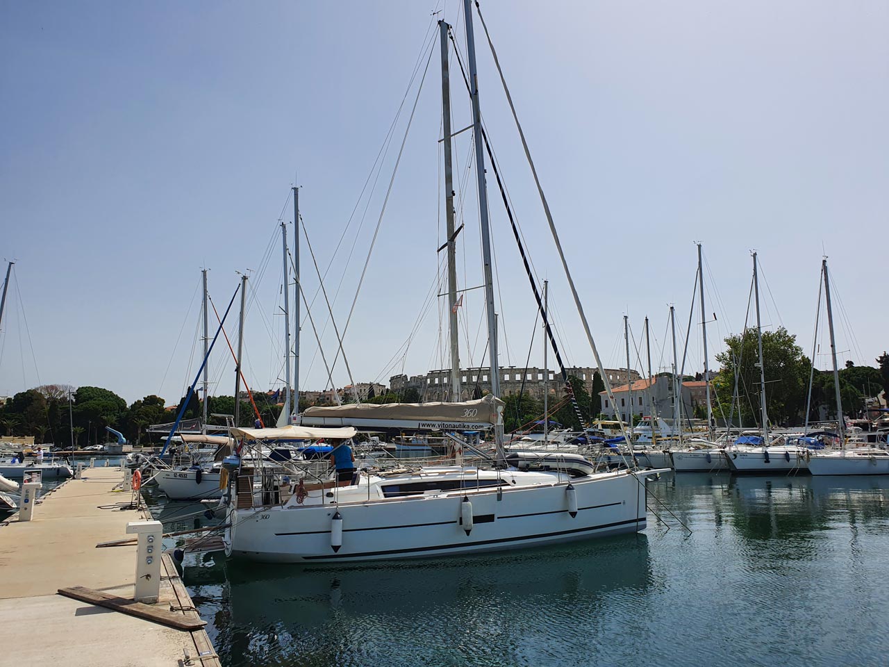 Dufour 360 GL - Yacht Charter Pomer & Boat hire in Croatia Istria and Kvarner Gulf Pula Pomer ACI Marina Pomer 1