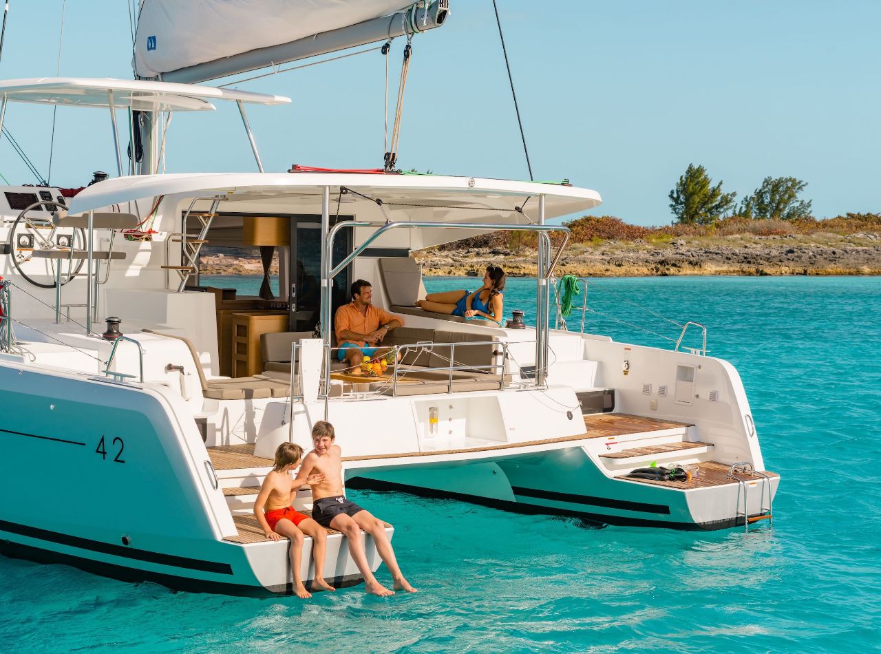 Lagoon 42 - 4 + 2 cab. - Catamaran Charter Bahamas & Boat hire in Bahamas Abaco Islands Marsh Harbour Conch Inn Marina 4