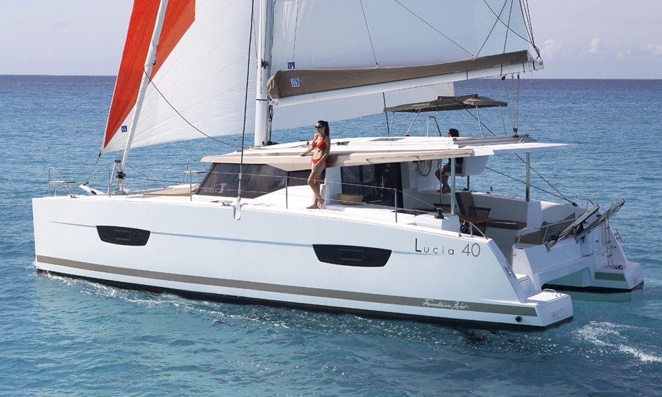 Fountaine Pajot Lucia 40 - Yacht Charter Guadeloupe & Boat hire in Guadeloupe Pointe a Pitre Marina de Bas du Fort 4