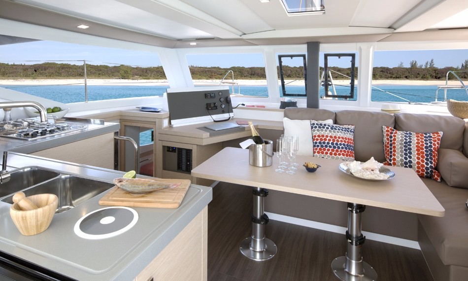 Fountaine Pajot Lucia 40 - Yacht Charter Guadeloupe & Boat hire in Guadeloupe Pointe a Pitre Marina de Bas du Fort 5