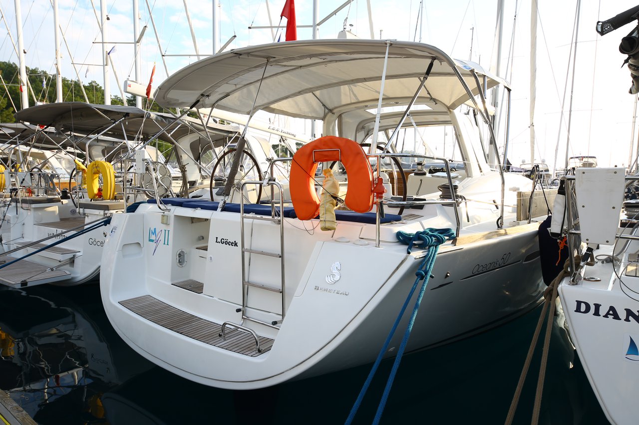 Oceanis 50 Family - 4 + 1 cab. - Yacht Charter Göcek & Boat hire in Turkey Turkish Riviera Lycian coast Göcek Göcek Mucev Marina 6