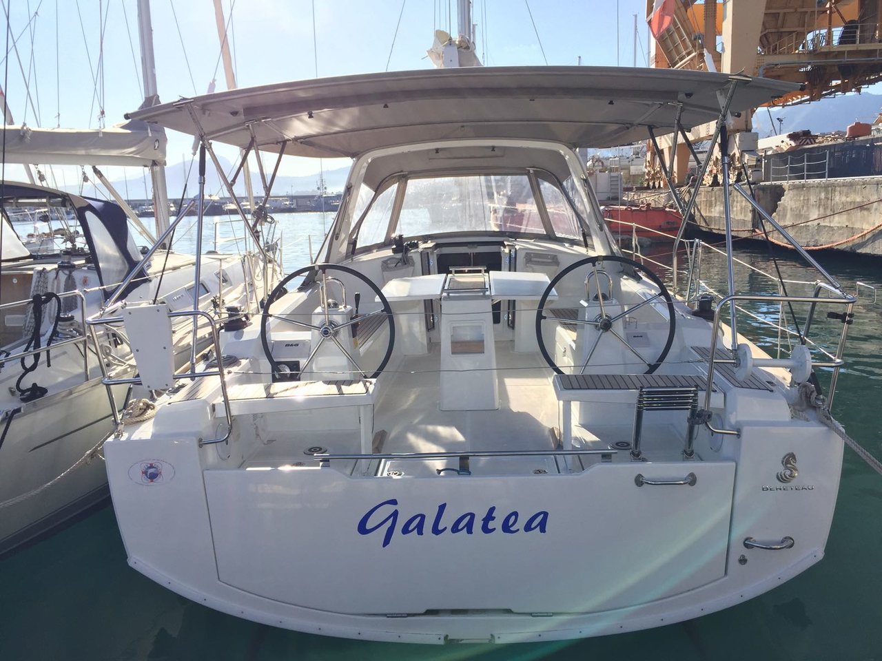 Oceanis 38.1 - Yacht Charter Marsala & Boat hire in Italy Sicily Aegadian Islands Marsala Marsala Marina 1