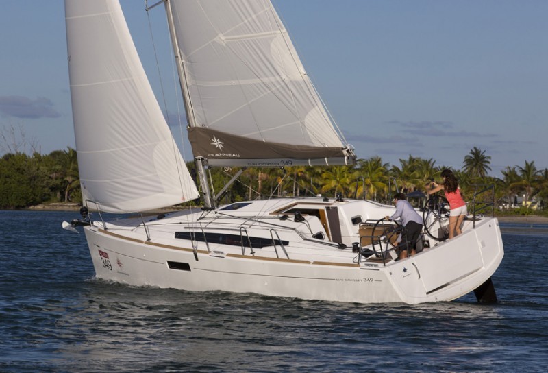 Sun Odyssey 349 - 2 cab. - Yacht Charter Caribbean & Boat hire in Antigua and Barbuda Bolans, Antigua Jolly Harbour Marina 2