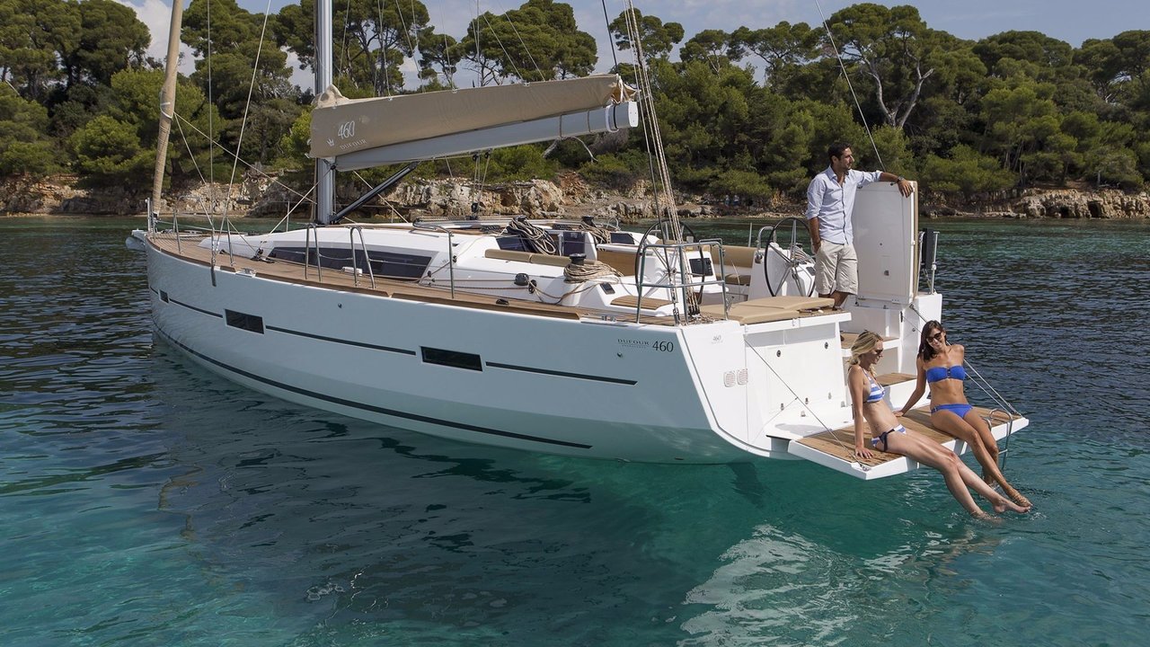 Dufour 460 GL - Yacht Charter Jolly Harbour & Boat hire in Antigua and Barbuda Bolans, Antigua Jolly Harbour Marina 5
