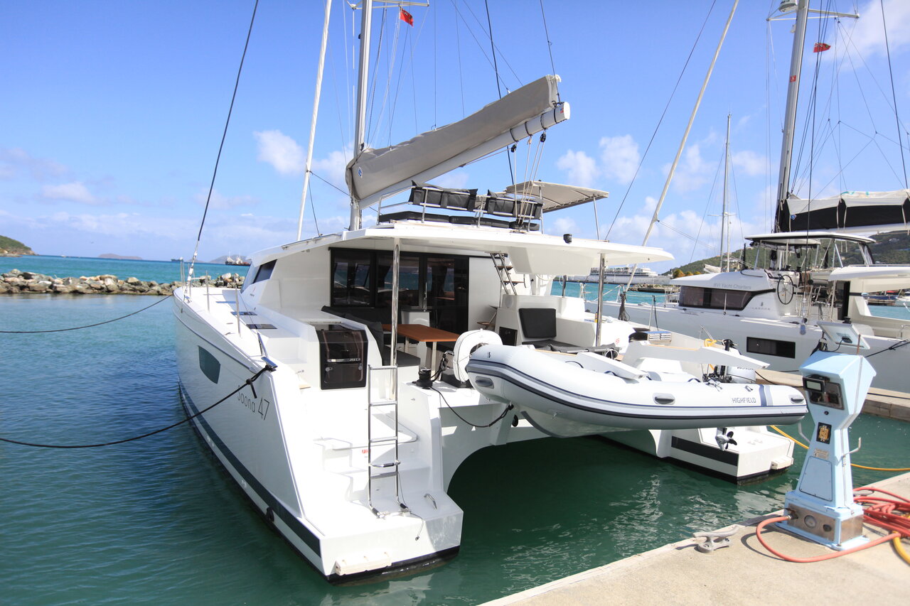 Fountaine Pajot Saona 47 Quintet - 5 + 1 cab. - Catamaran charter Tortola & Boat hire in British Virgin Islands Tortola Road Town Joma Marina 1