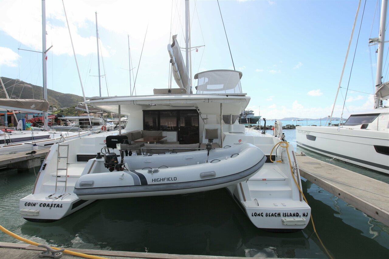 Helia 44 - Catamaran charter Tortola & Boat hire in British Virgin Islands Tortola Road Town Joma Marina 1