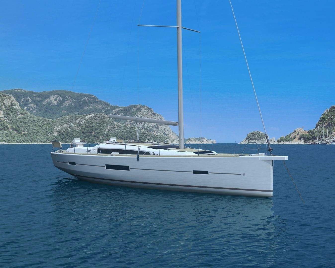 Dufour 520 GL - Yacht Charter Corsica & Boat hire in France Corsica South Corsica Ajaccio Port Tino Rossi 1