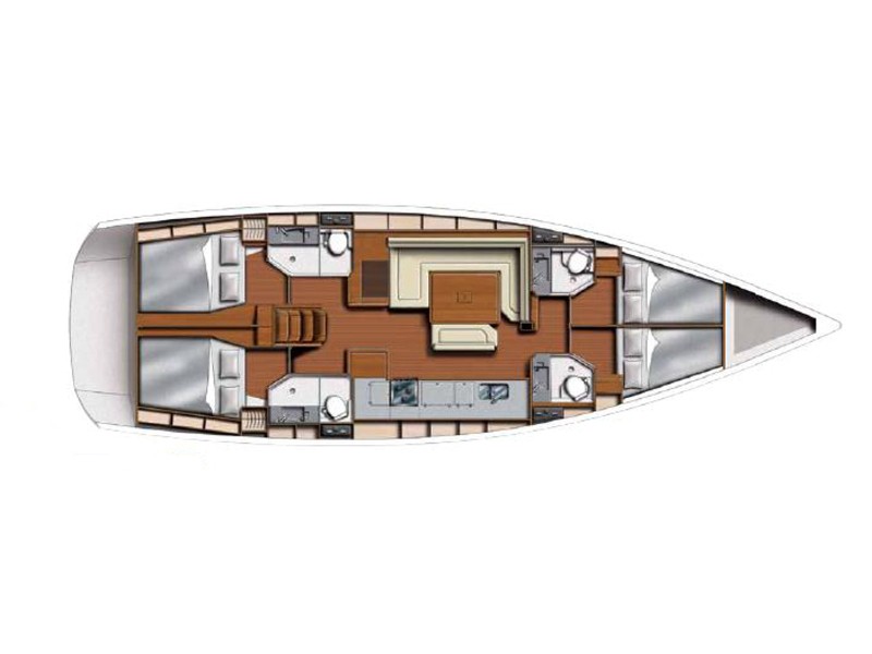 Sun Odyssey 519 - Yacht Charter Procida & Boat hire in Italy Procida Marina di Procida 3