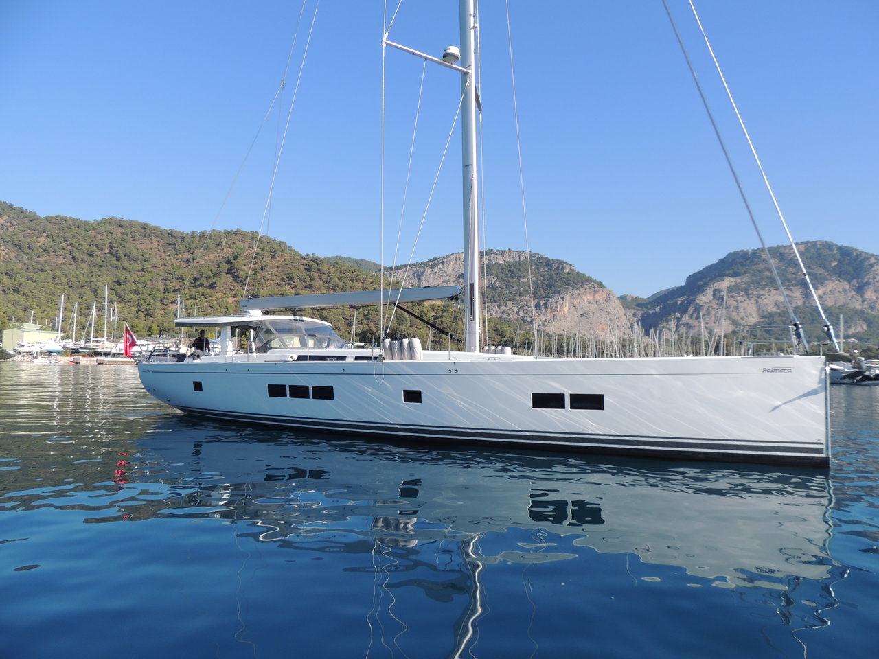 Hanse 675 - 3 cab. - Luxury yacht charter Turkey & Boat hire in Turkey Turkish Riviera Lycian coast Göcek Marinturk Village Port 1