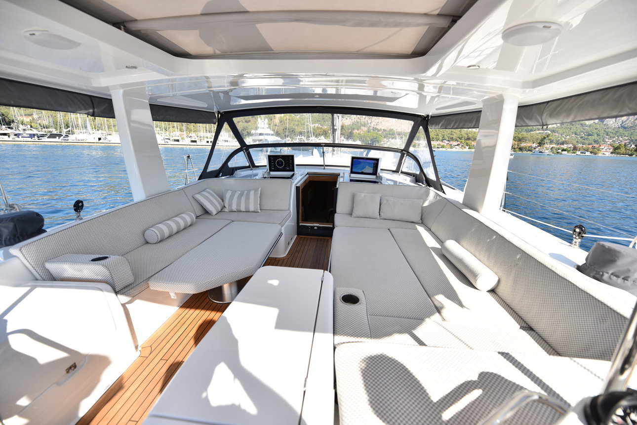 Hanse 675 - 3 cab. - Luxury yacht charter Turkey & Boat hire in Turkey Turkish Riviera Lycian coast Göcek Marinturk Village Port 4
