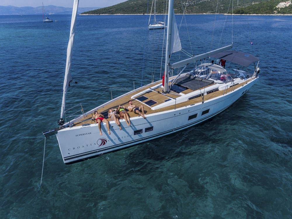 Hanse 588 - 5 + 1 cab. - Yacht Charter Biograd na Moru & Boat hire in Croatia Zadar Biograd Biograd na Moru Marina Kornati 1