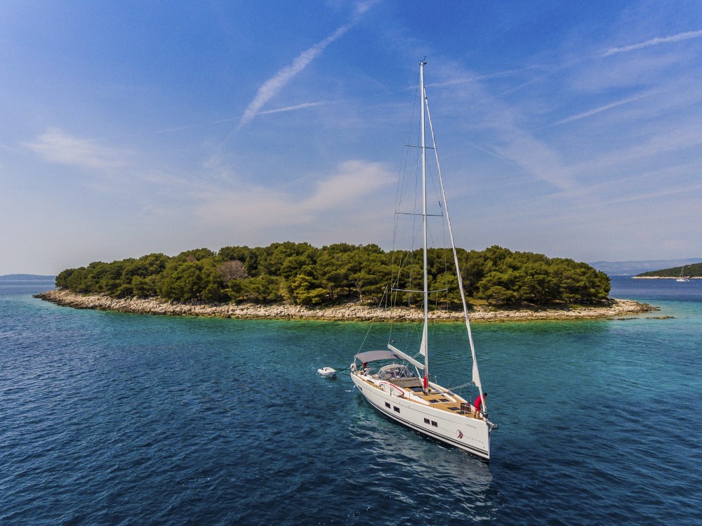 Hanse 588 - 5 + 1 cab. - Yacht Charter Biograd na Moru & Boat hire in Croatia Zadar Biograd Biograd na Moru Marina Kornati 4
