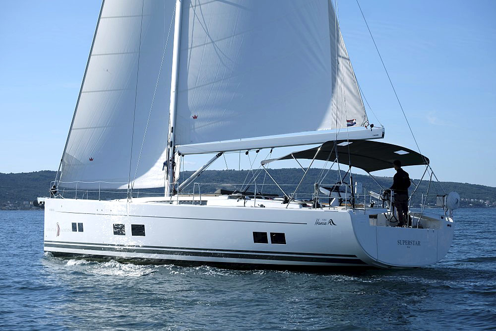 Hanse 588 - 5 + 1 cab. - Yacht Charter Biograd na Moru & Boat hire in Croatia Zadar Biograd Biograd na Moru Marina Kornati 5