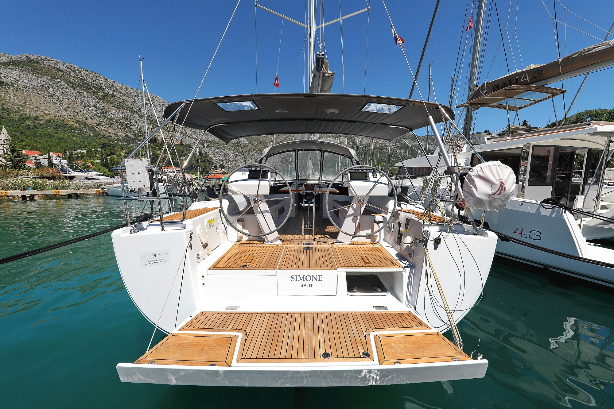 Hanse 505 - 5 + 1 cab. - Yacht Charter Komolac & Boat hire in Croatia Dubrovnik-Neretva Dubrovnik Komolac ACI Marina Dubrovnik 3