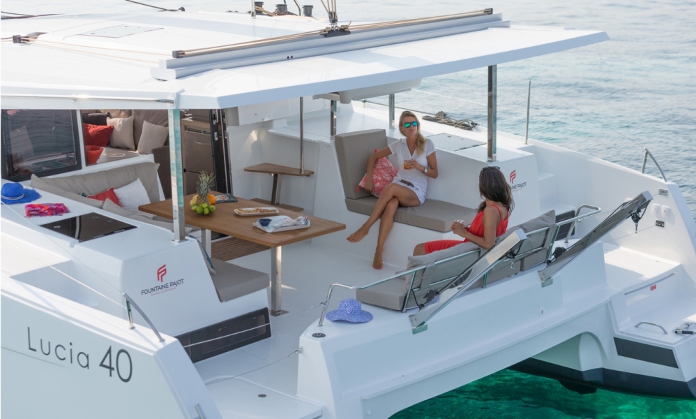 Fountaine Pajot Lucia 40 - Yacht Charter Rhodes & Boat hire in Greece Dodecanese Rhodes Rhodes Marina 4