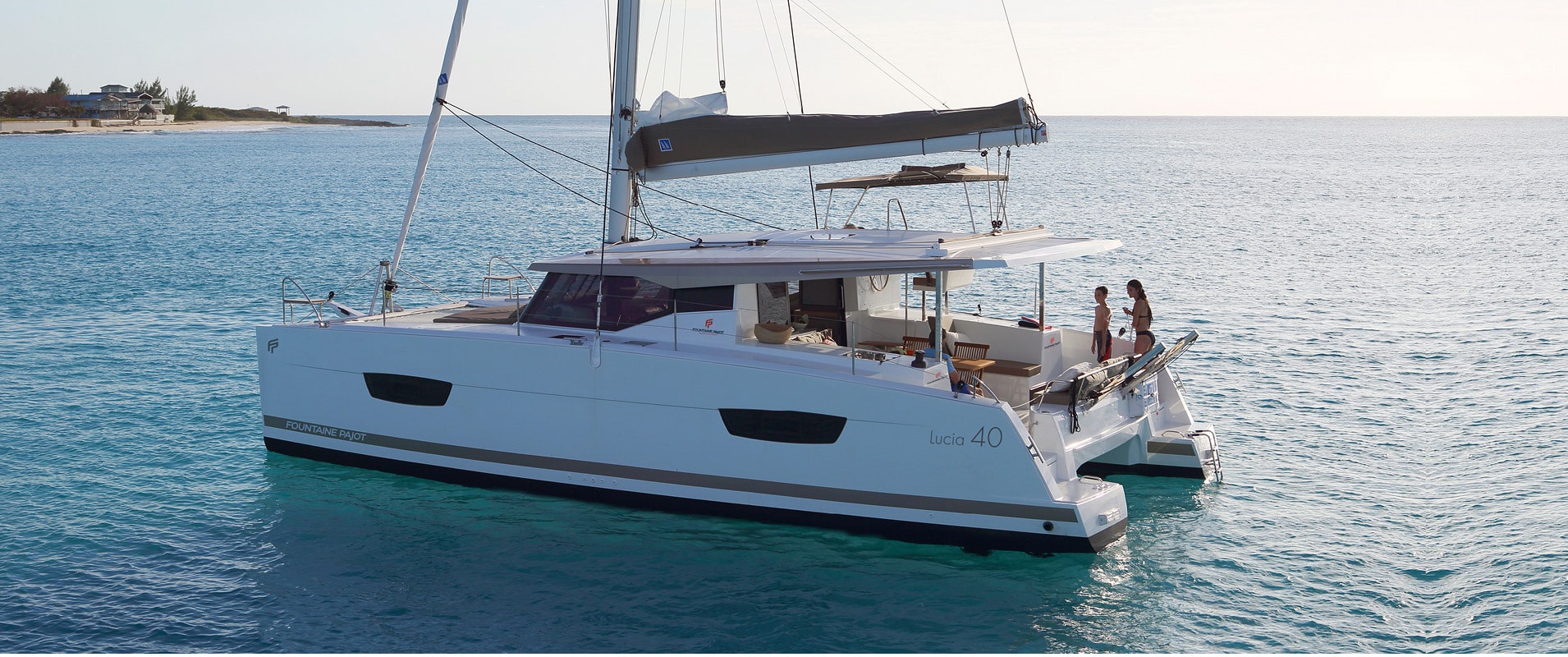 Fountaine Pajot Lucia 40 - Yacht Charter Rhodes & Boat hire in Greece Dodecanese Rhodes Rhodes Marina 1