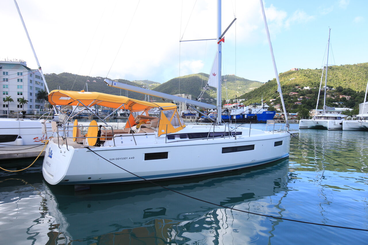 Sun Odyssey 440 - 2 cab. - Yacht Charter Caribbean & Boat hire in British Virgin Islands Tortola Road Town Joma Marina 1